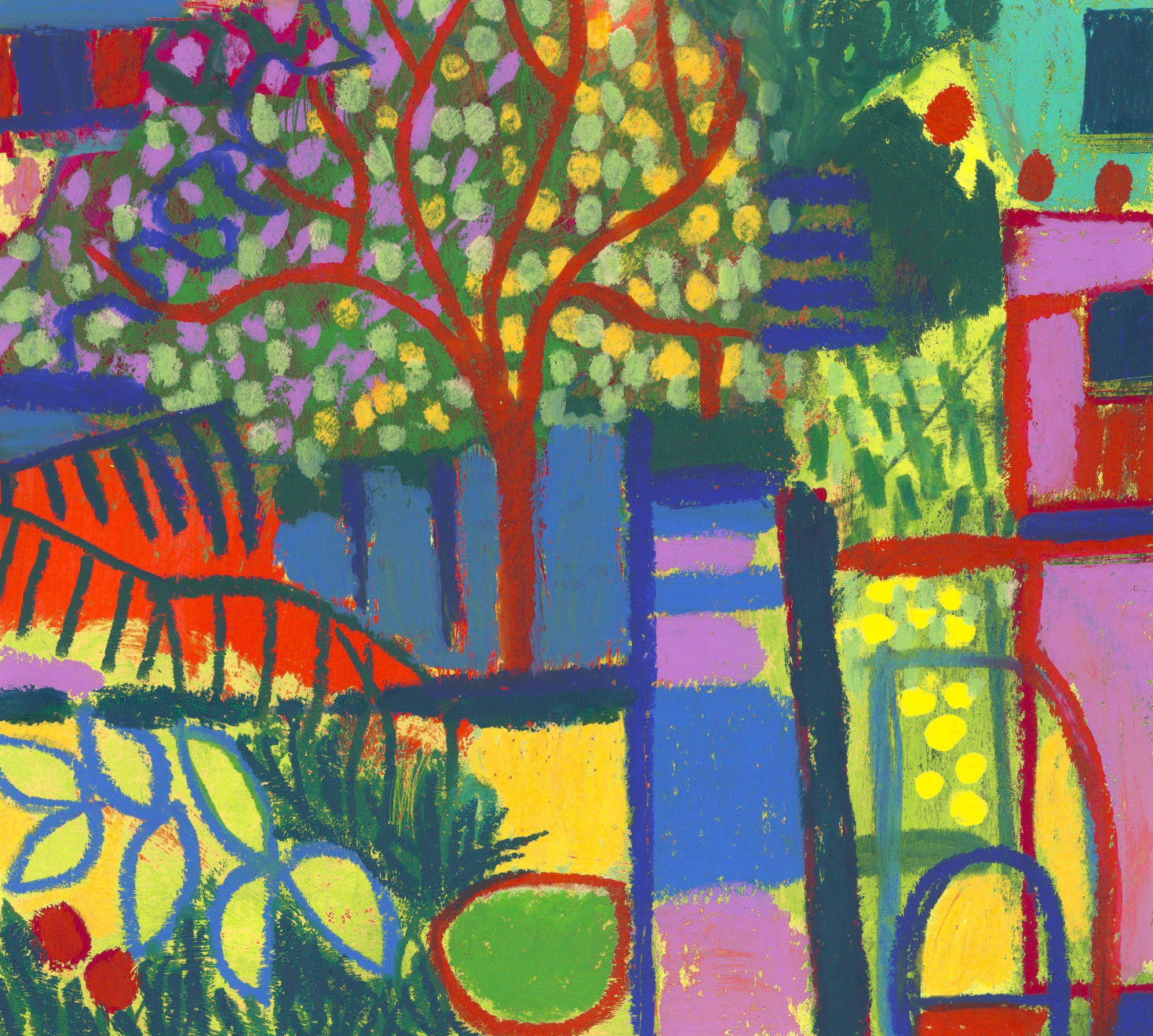 Nigel Swift, Italian Garden in April III, 2025