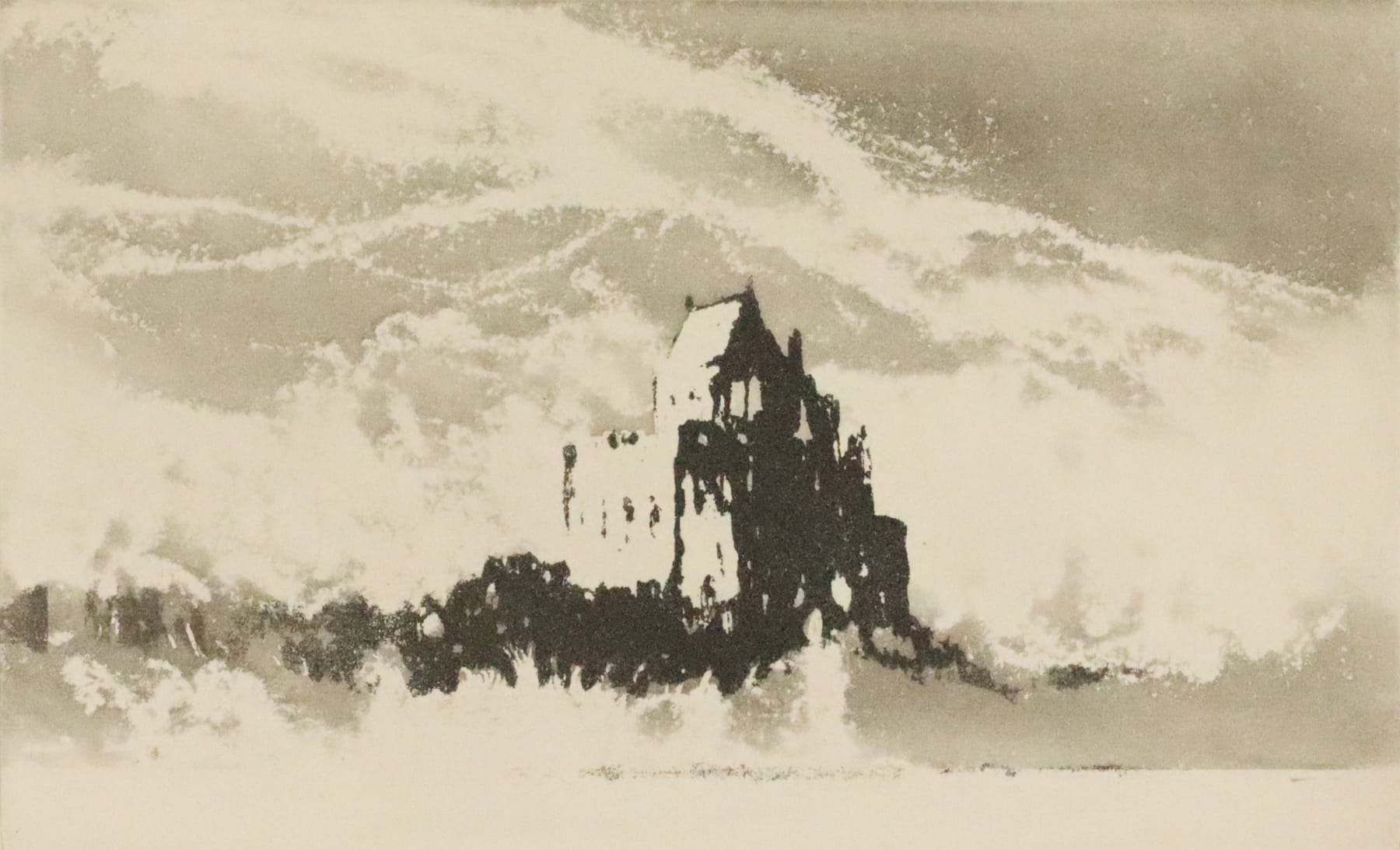 Norman Ackroyd, Castle Duart, 2020