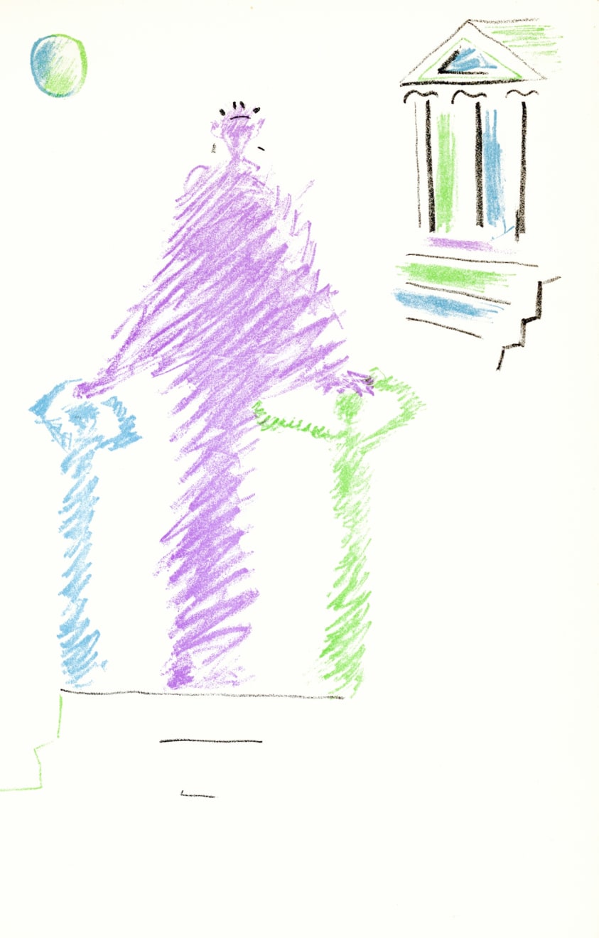 Jean Cocteau, From 'Oedipe-Roi' (XV), 1957