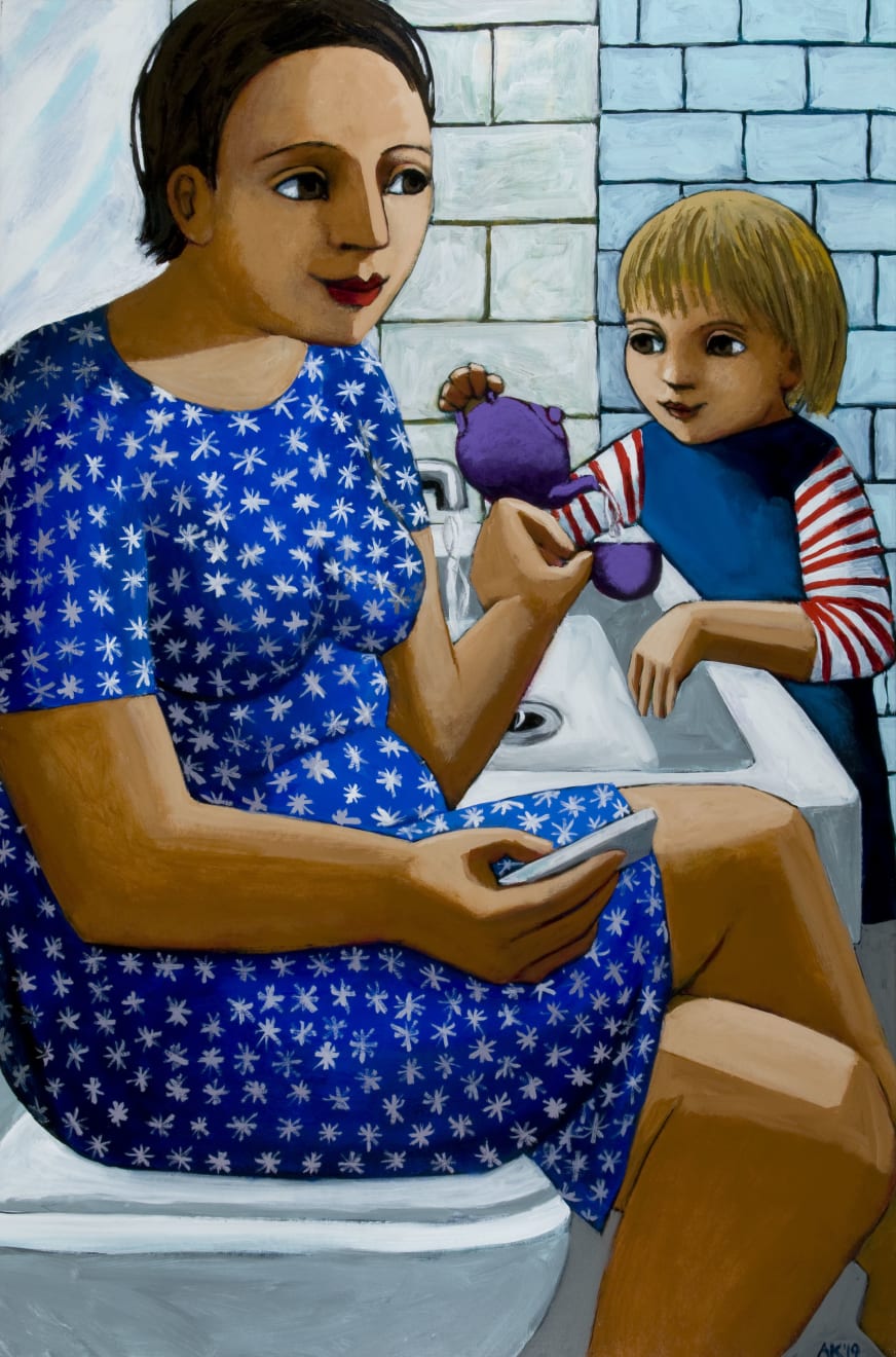 Anita Klein Studio Sale, Lois Makes Tea, 2020