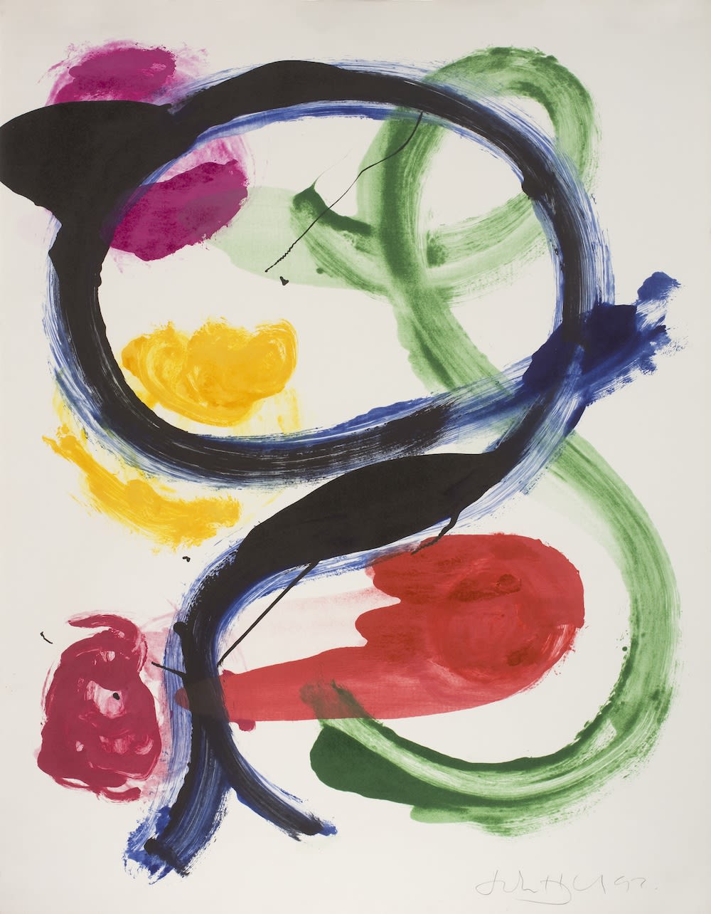 John Hoyland, Untitled (monotype), 1992