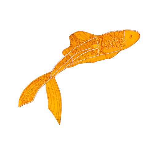 Summer Auction 2021, LOT 66: Míla Fürstová - Fortune Fish Gold, 2016