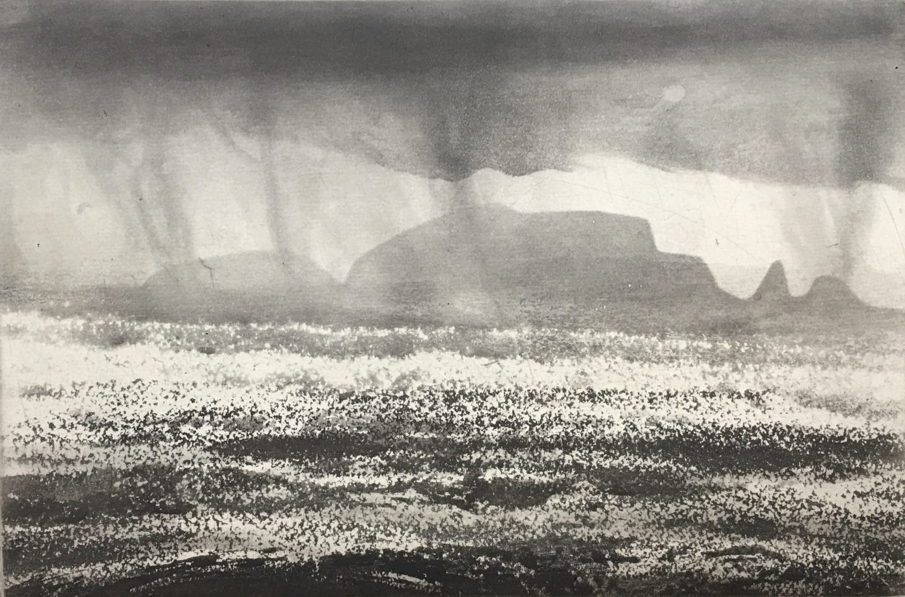 Norman Ackroyd, High Island, 2019