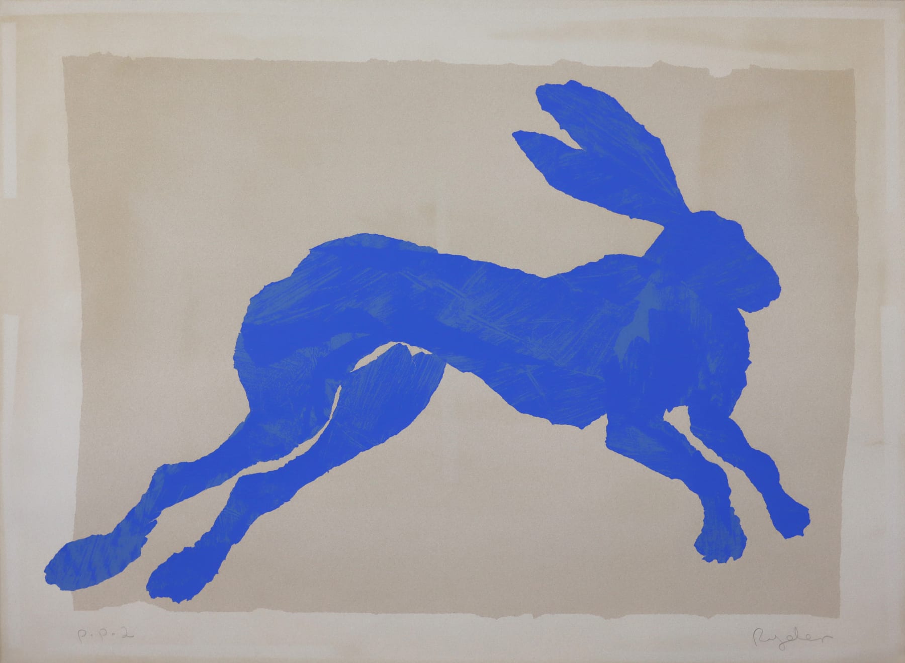 Christmas Secret Bid Auction 2024, LOT 185: Sophie Ryder - Blue Hare, 1989