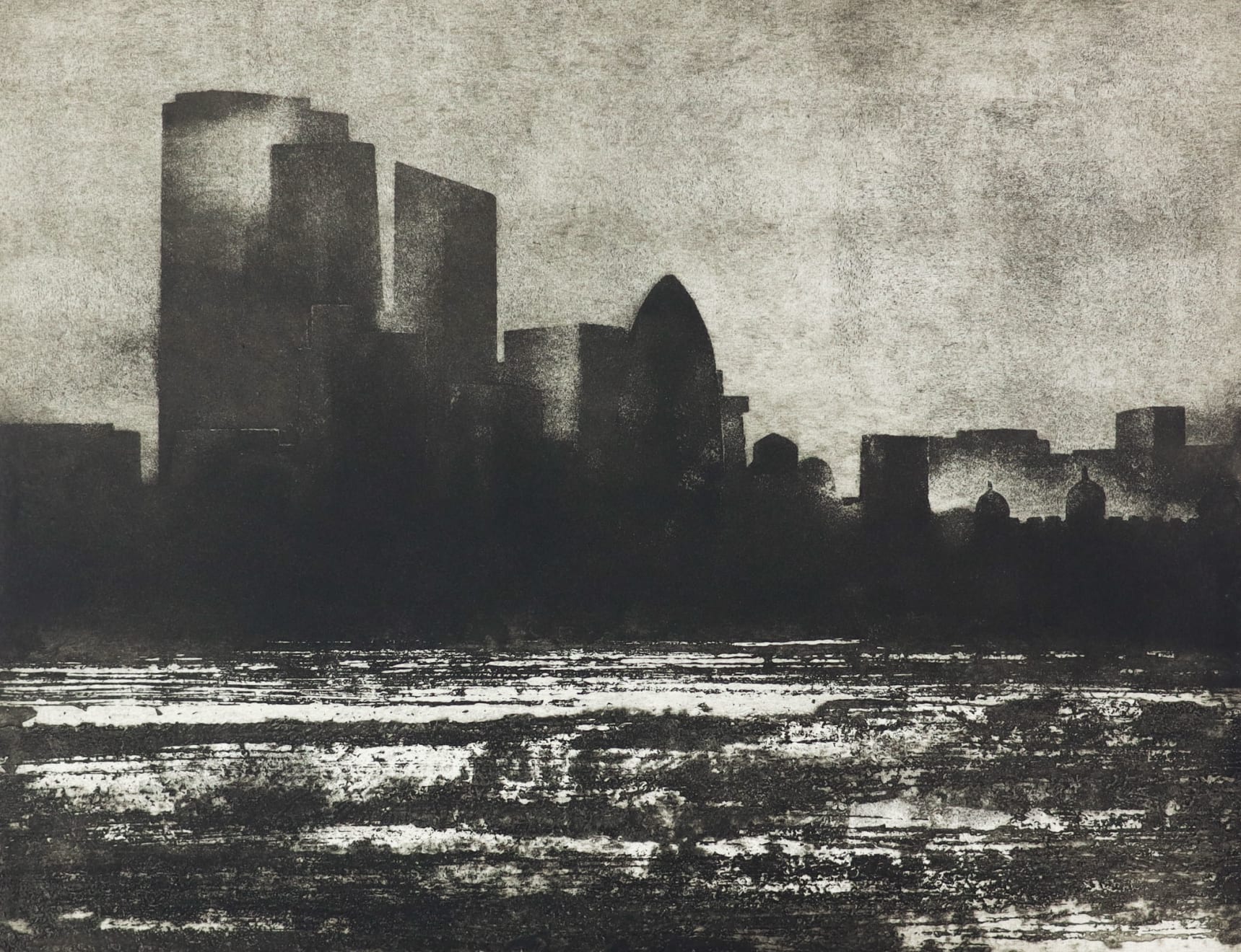 Dulwich College Secret Bid Auction 2025, Lot 74: Jason Hicklin - The Thames. City of London, 2019