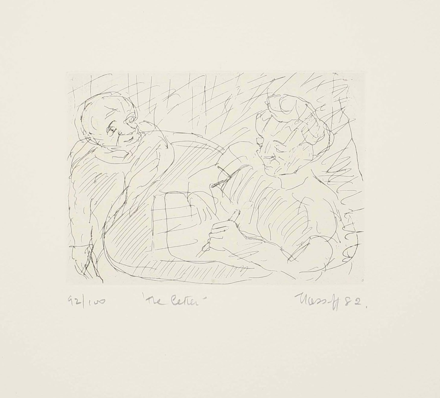 Leon Kossoff, The Letter, 1982