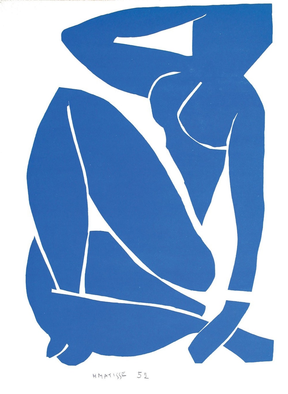 Henri Matisse, Nu Bleu IX, 1954