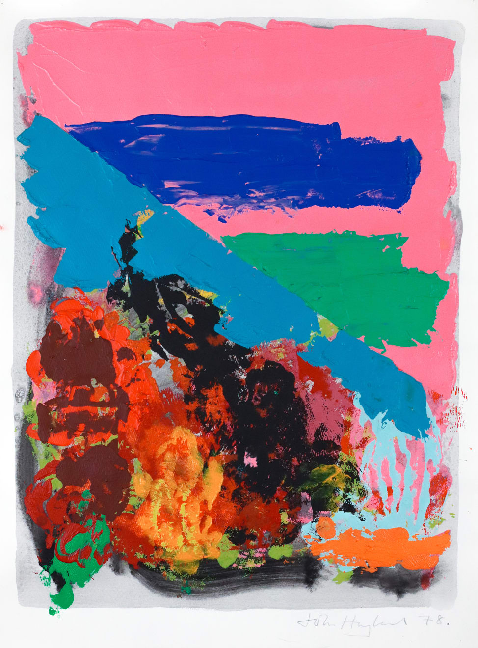 John Hoyland, The 8th Street Series - Untitled, 1978