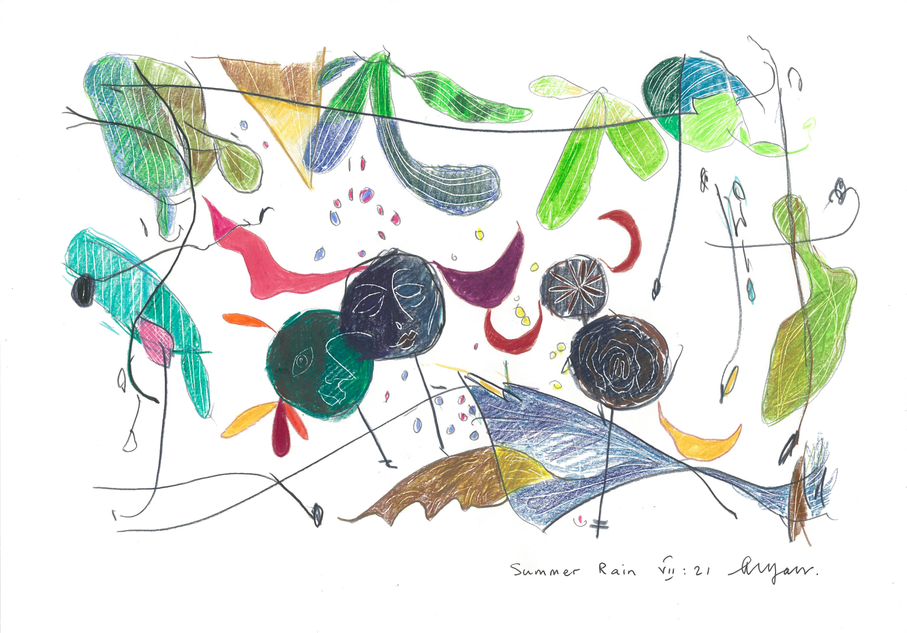 Andrew Marr, Summer Rain VII:21, 2021