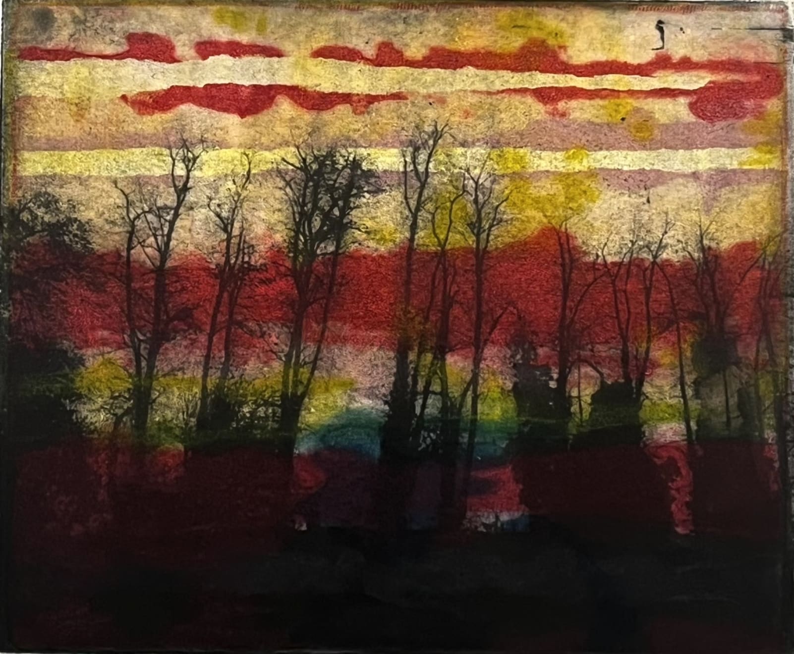 Christmas Secret Bid Auction , LOT 121: Sophie Layton - Through the Trees, 2016