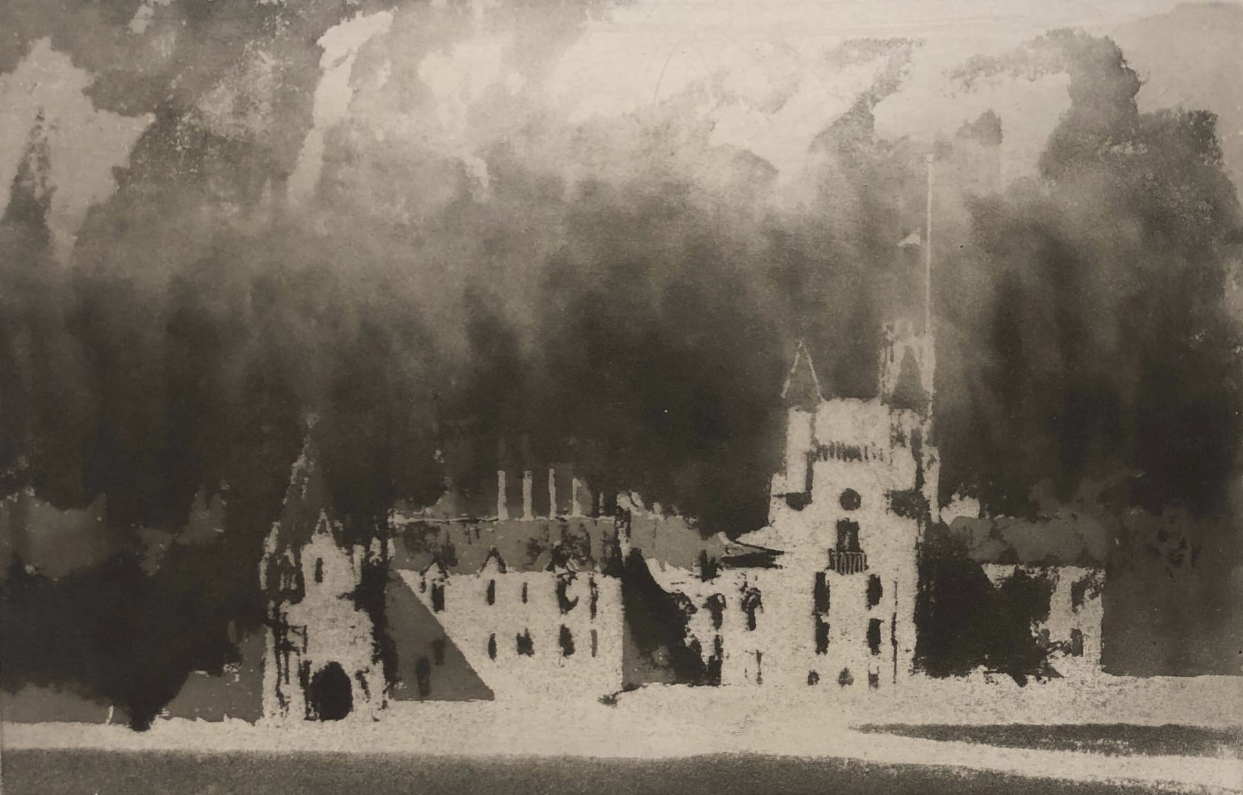 Norman Ackroyd, Balmoral Castle, 2002