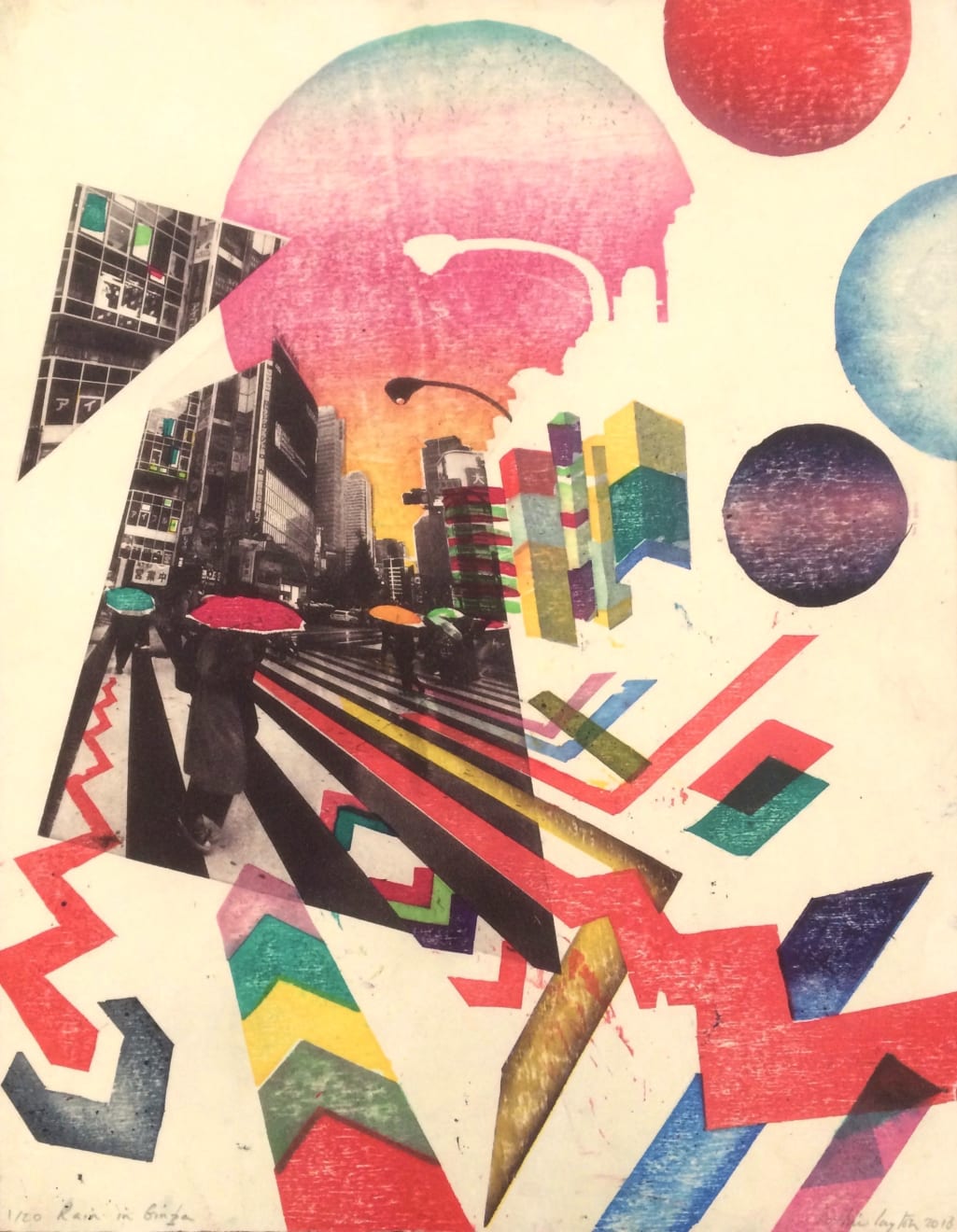 Sophie Layton, Rain in Ginza, 2018