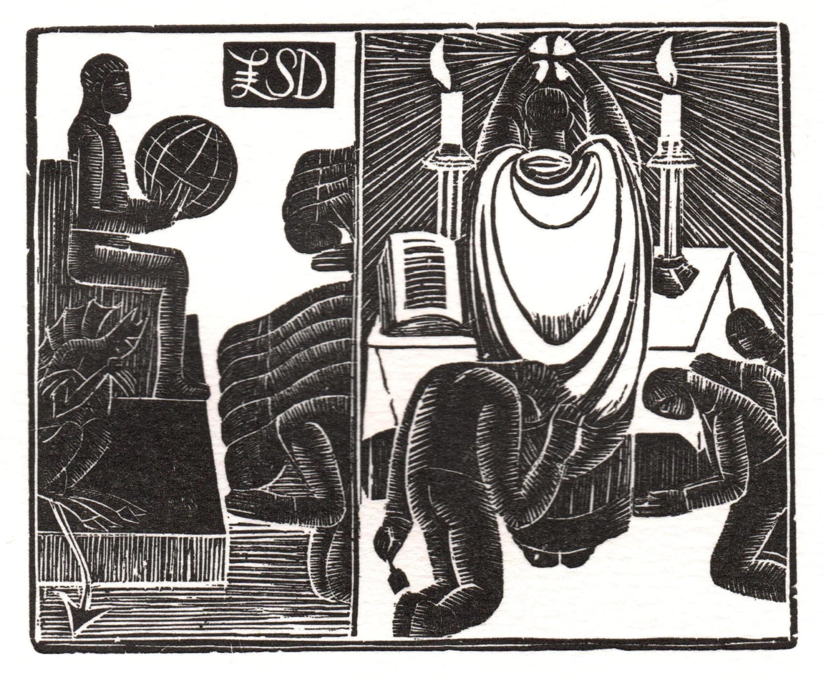 David Jones, Mammon and Worshipers; Elevation of the Host
