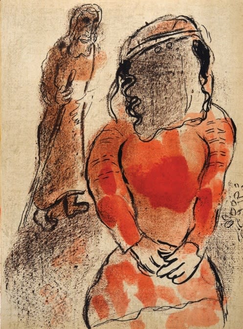 Summer Auction 2021, LOT 27: Marc Chagall - Tamar, the daughter-in-law of Judah, 1960