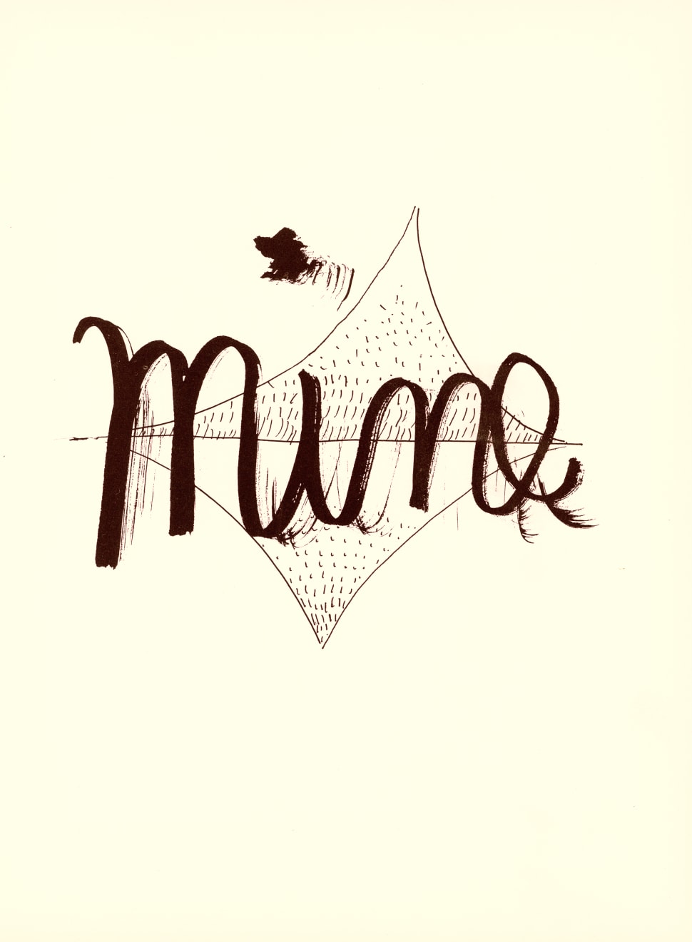 Man Ray, M - Mine, 1948