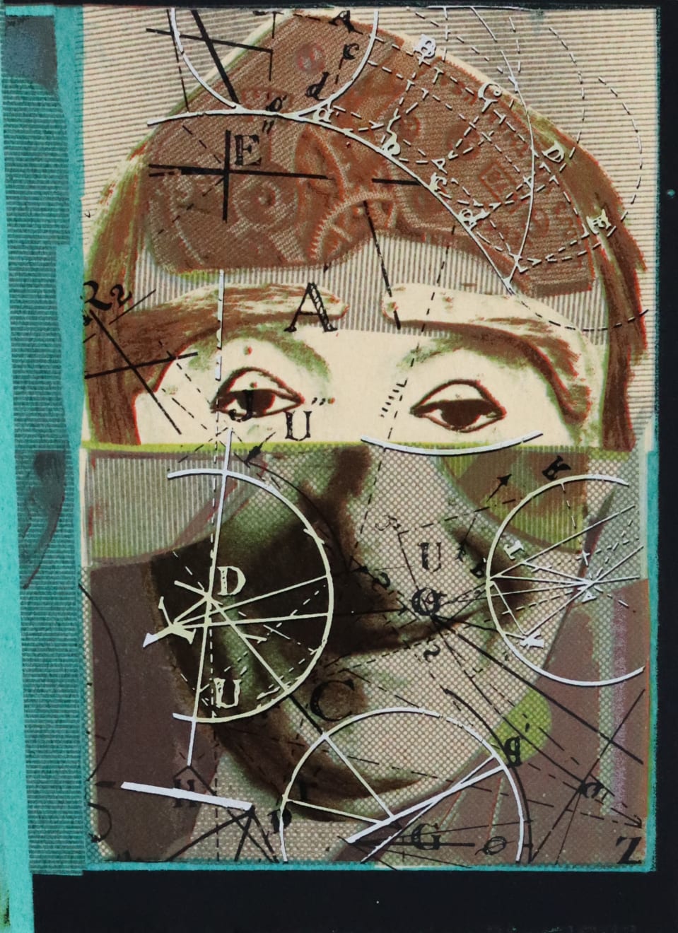 Eduardo Paolozzi, Untitled VII (maquette for 9 heads), 1995