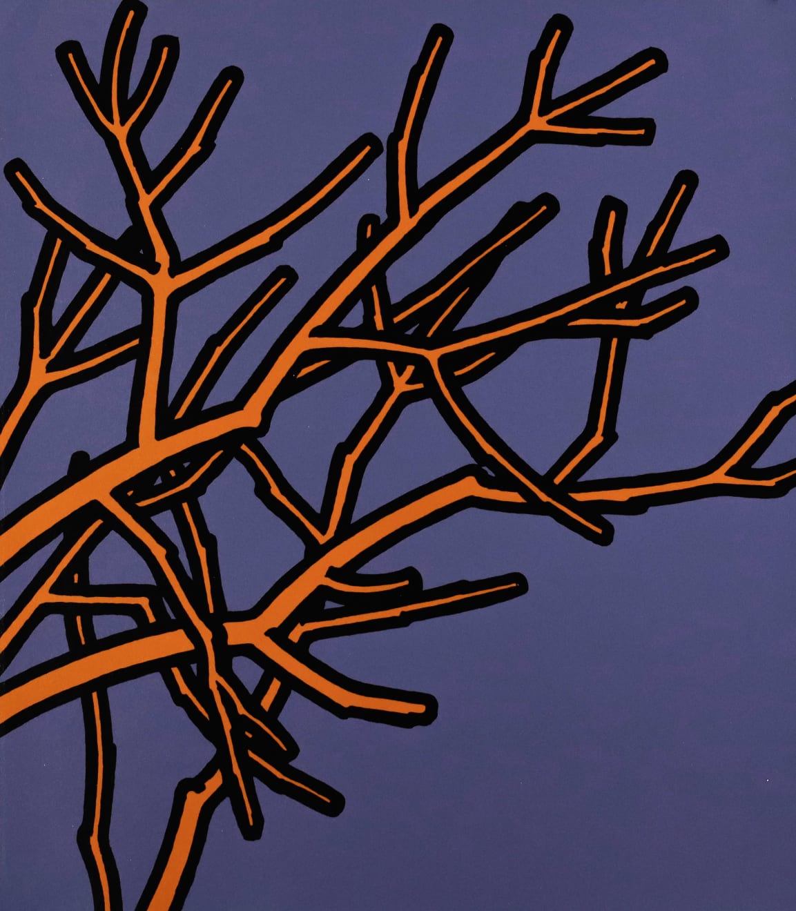 Patrick Caulfield, 19. All the benches are wet, the woods are so rusty, 1973