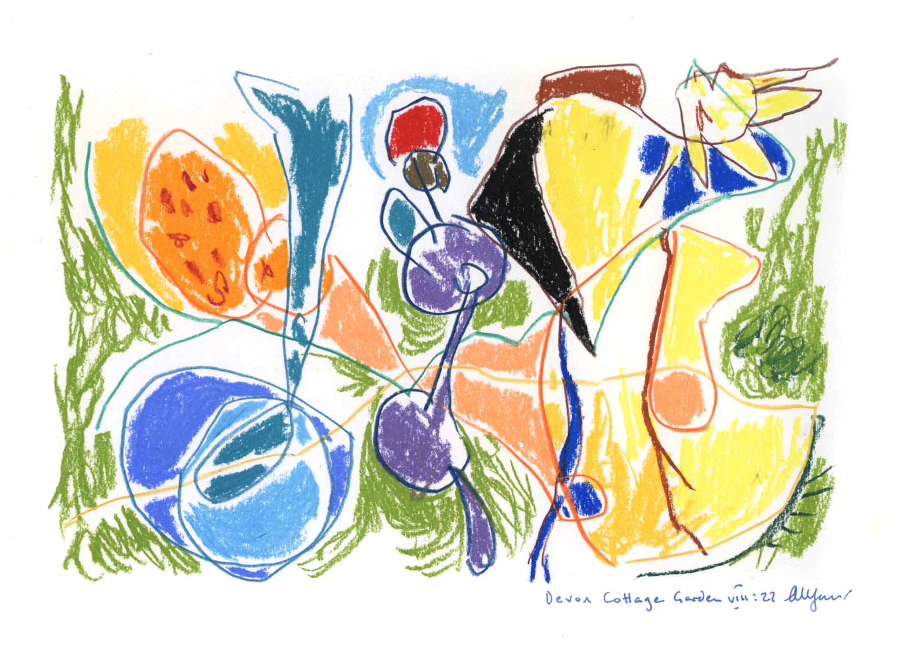 Andrew Marr, Devon Cottage Garden VIII:22, 2022