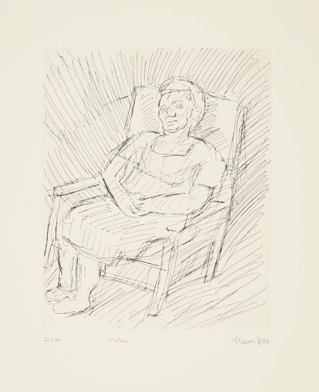 Leon Kossoff, Mother, 1982