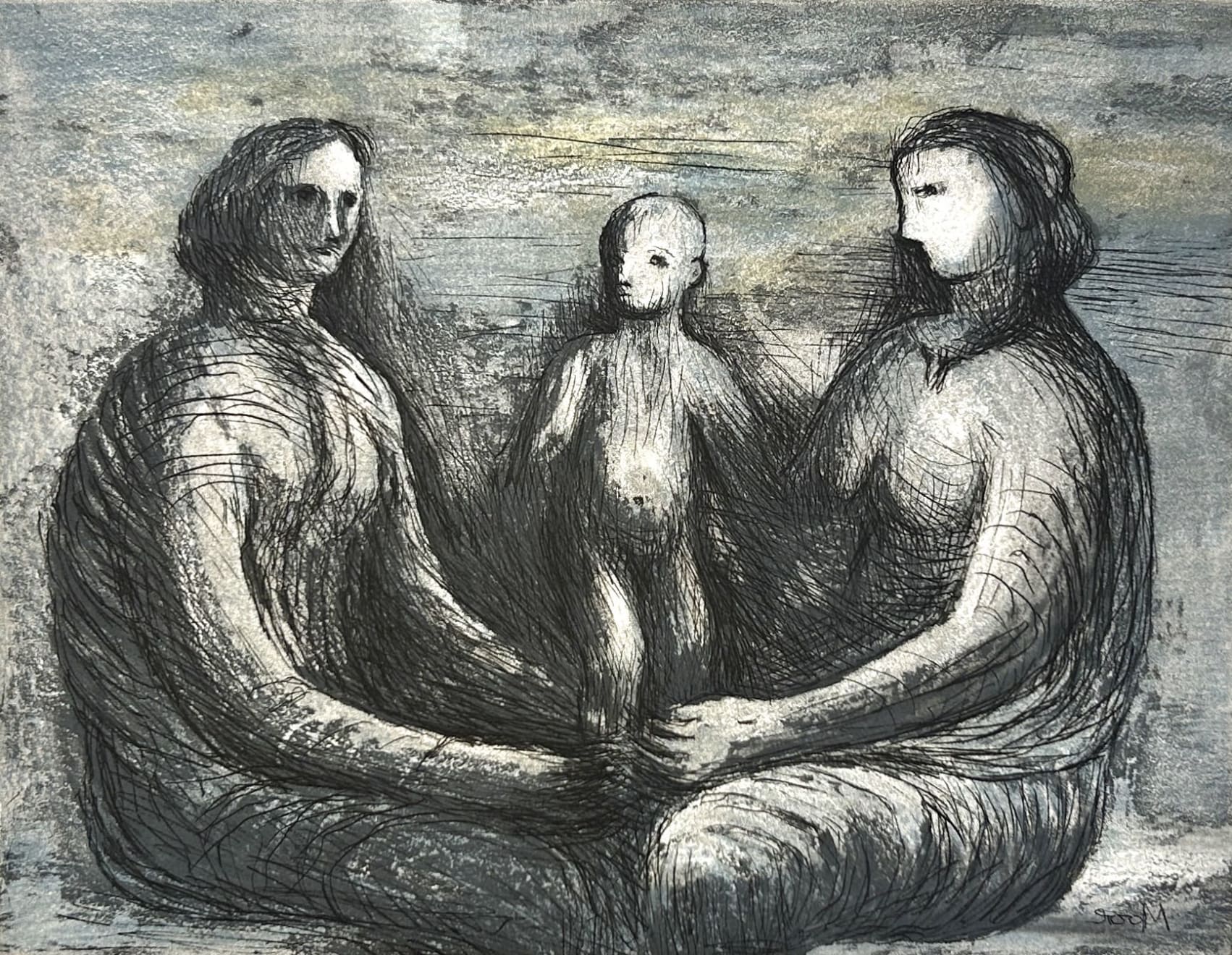 Henry Moore, Mother and Child XXIX, 1983