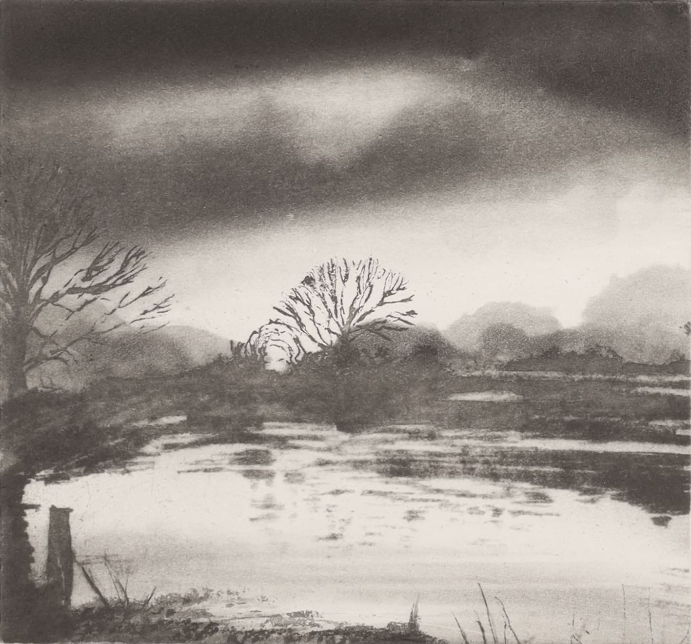 Norman Ackroyd, Windrush at Taynton, 1993