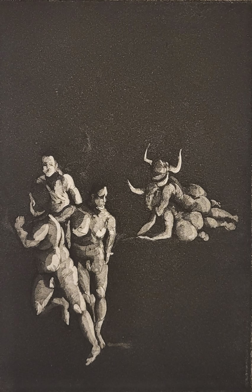 Christmas Secret Bid Auction 2024, LOT 26: Maite Cascón - They Run, Not Knowing From What (Corren y No Saben de Qué), 2024