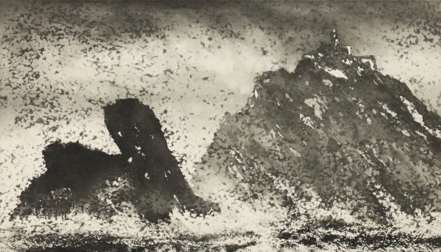 Norman Ackroyd, Parrot Rock - Co Mayo, 2020