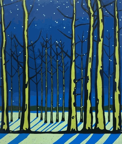 Paul Hogg, Snowy Evening (Homage to Robert Frost), 2020