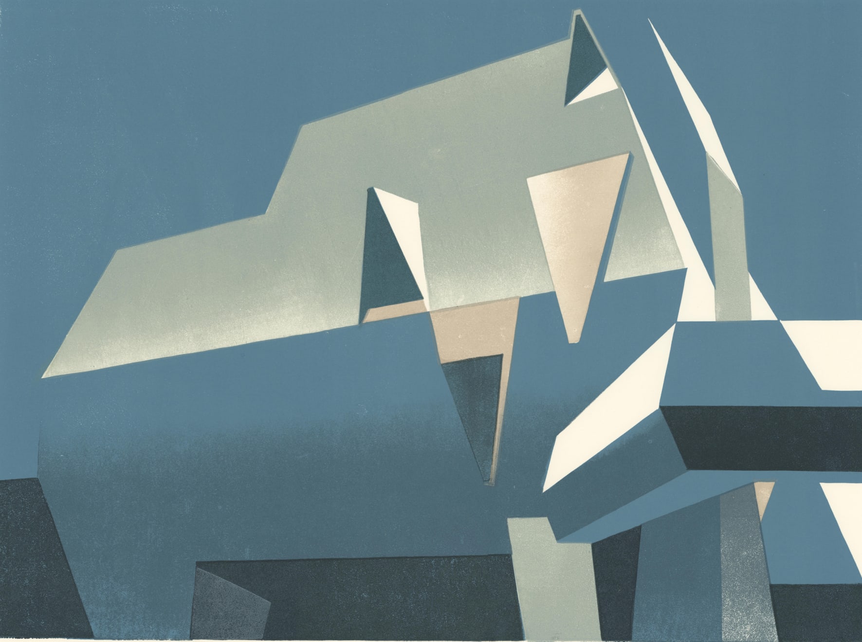 Paul Catherall, Elephant Blue, 2020