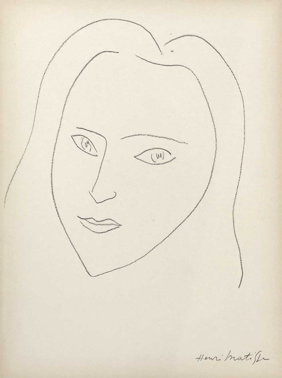 Henri Matisse, À la Mémoire de Angèle Lamotte I, 1945