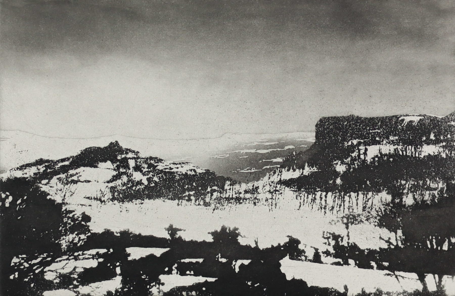 Norman Ackroyd, Hambleton Hills, 2018