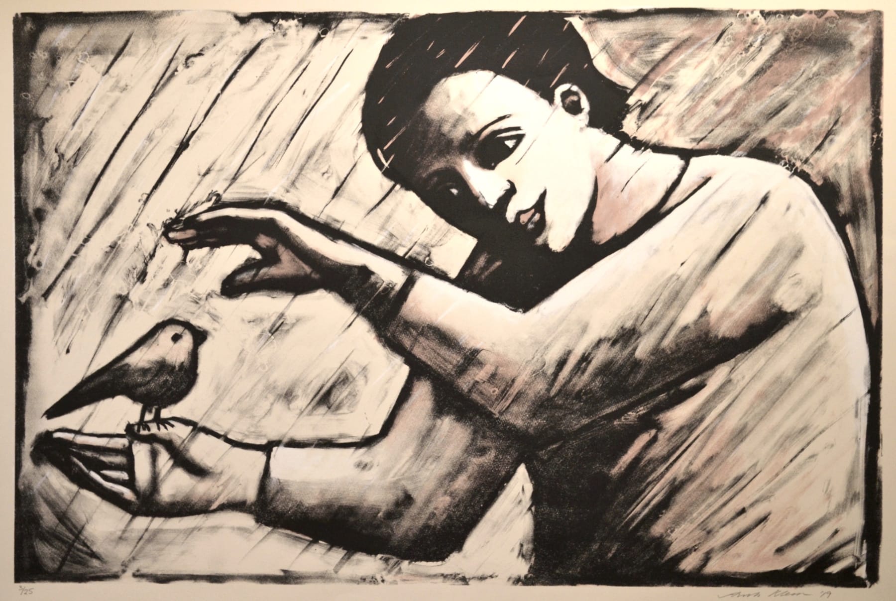 Anita Klein, Bird in the Rain, 2019