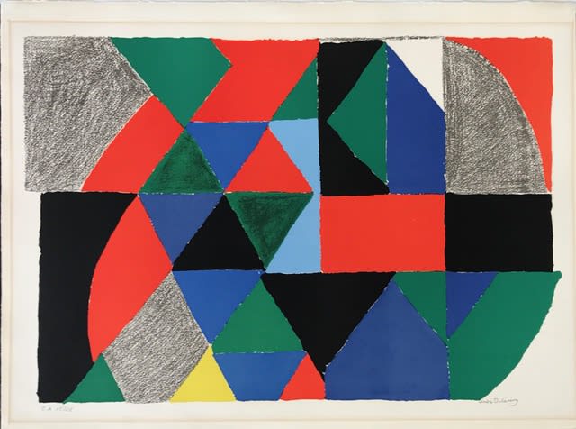 Sonia Delaunay, Polyphonie, 1970
