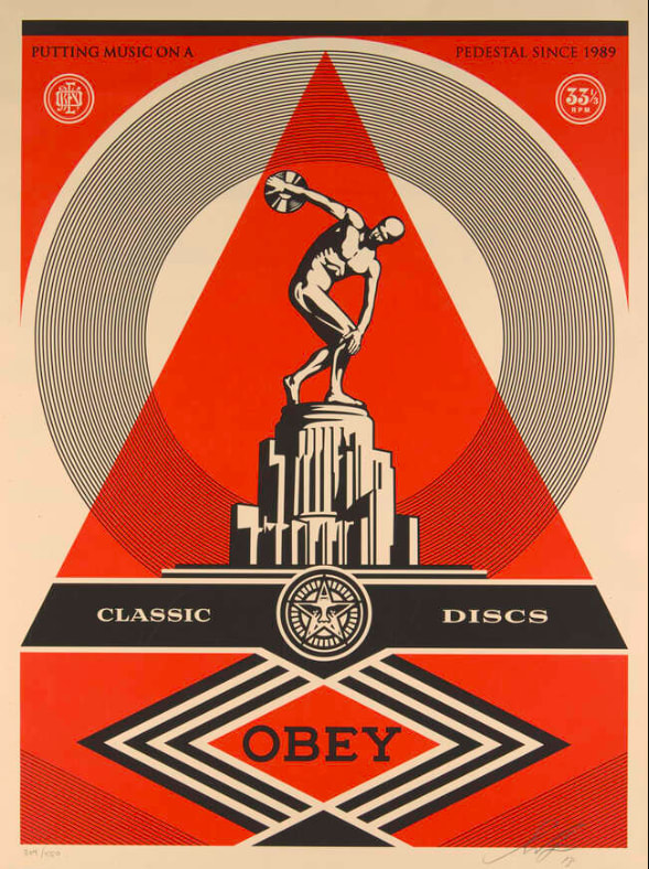 Shepard Fairey, Pedestal, 2013