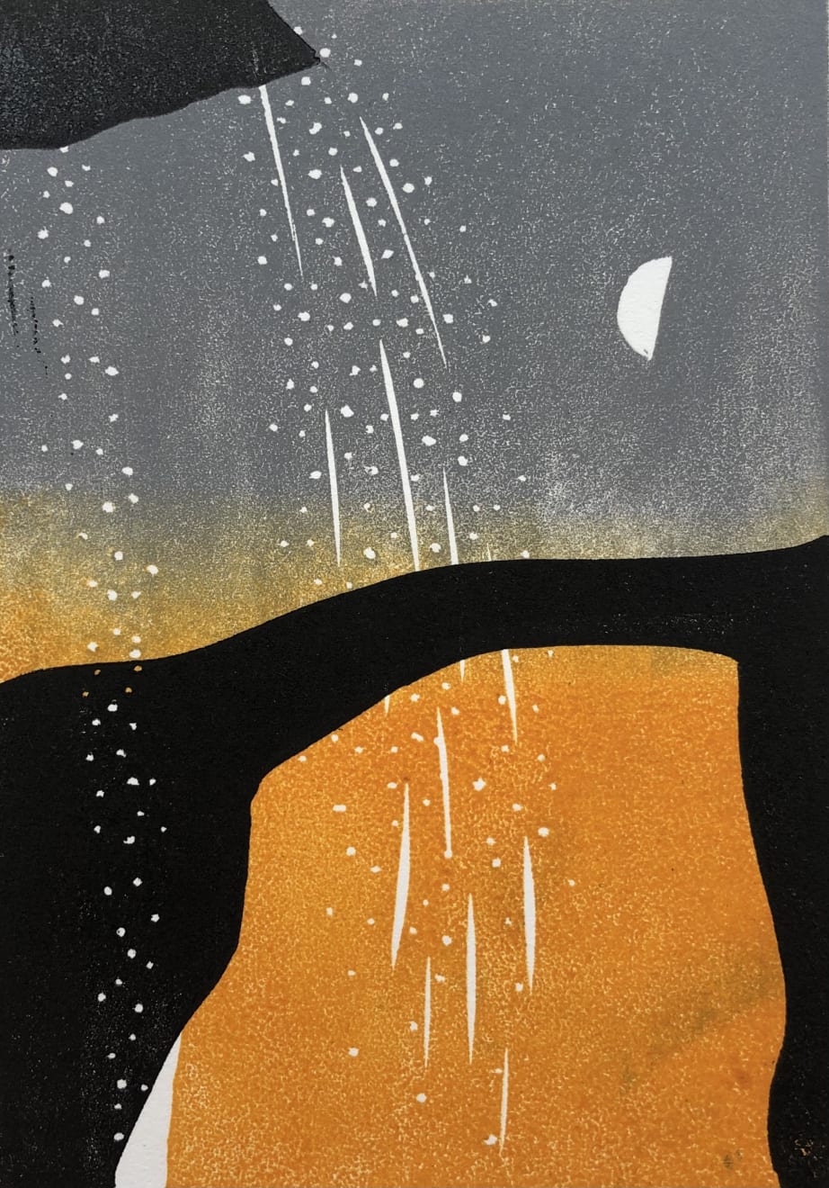 Summer Auction 2021, LOT 84: Grace Hailstone - Cave Bridge (Orange), 2020