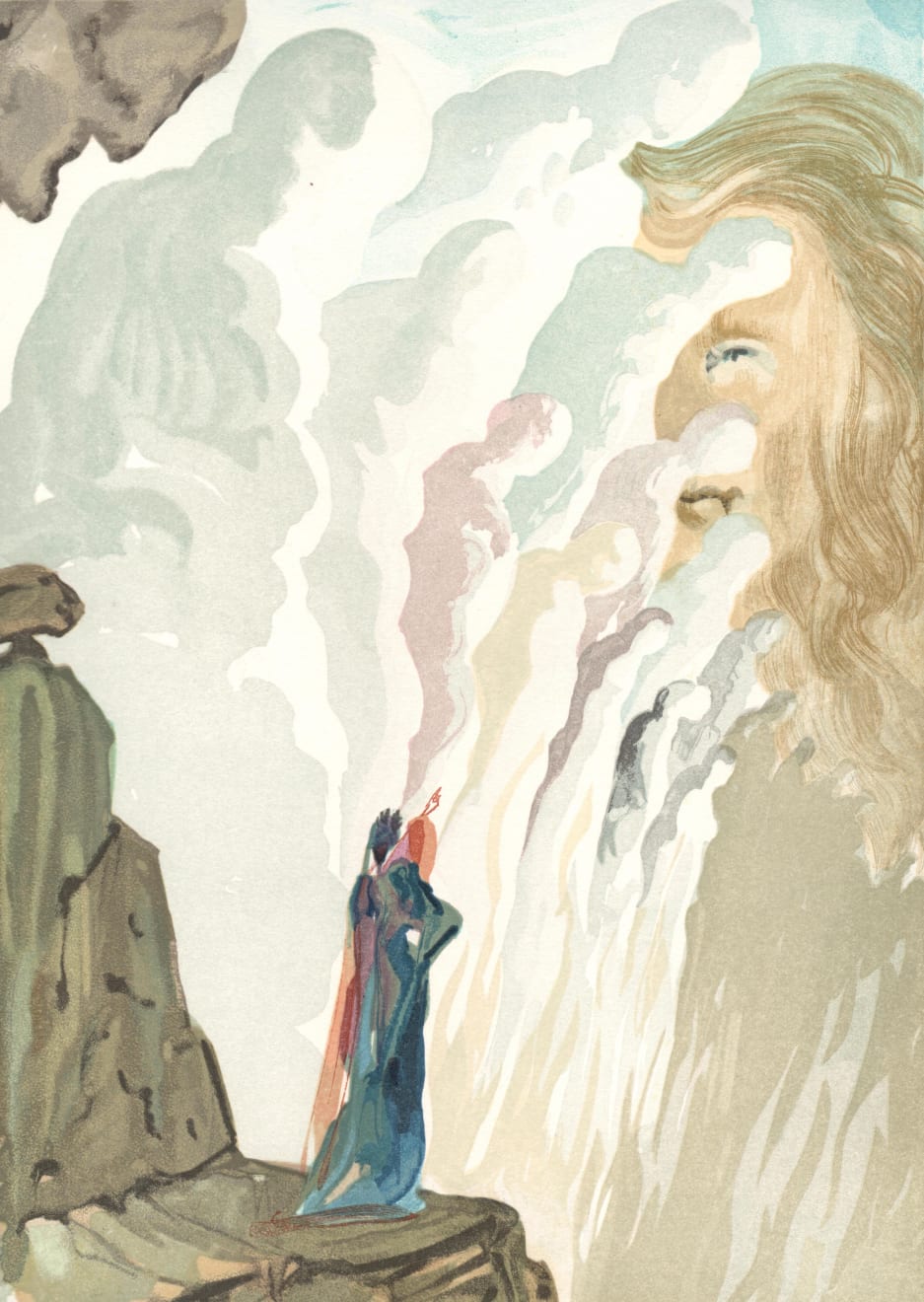 Christmas Secret Bid Auction 2025, LOT 65: Salvador Dalí - The Beauty of the Sculpture (Purgatory: Canto 12), 1960-64