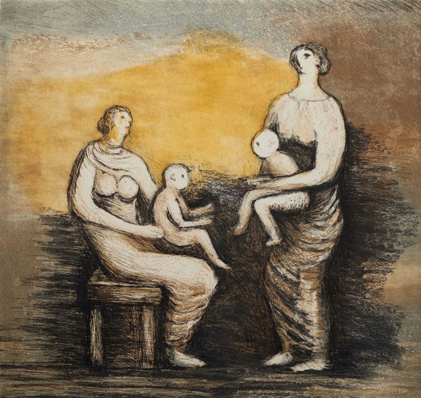 Henry Moore, Mother and Child XVI, 1983