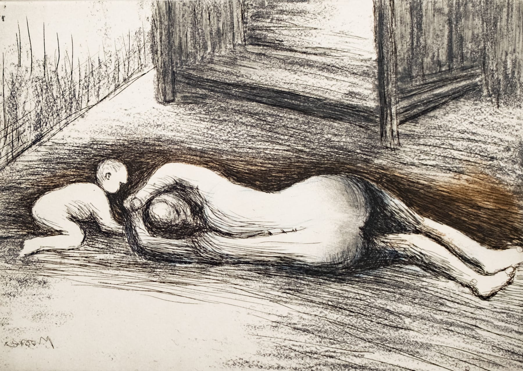 Henry Moore, Mother and Child XV, 1983