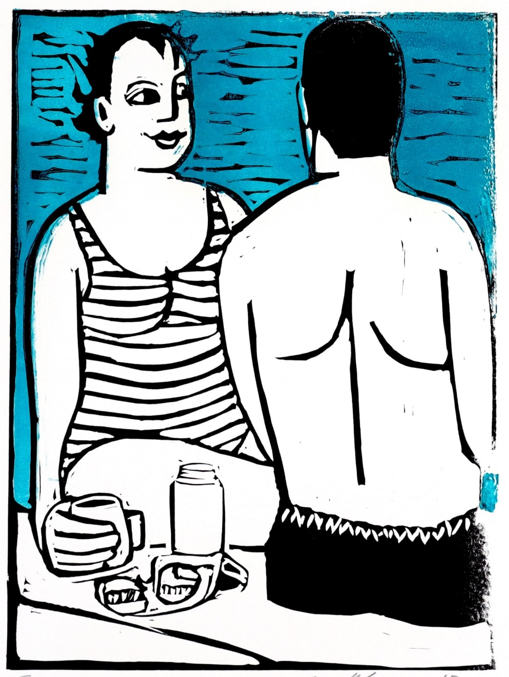 Anita Klein Studio Sale, Breakfast After Swimming (TP), 2021