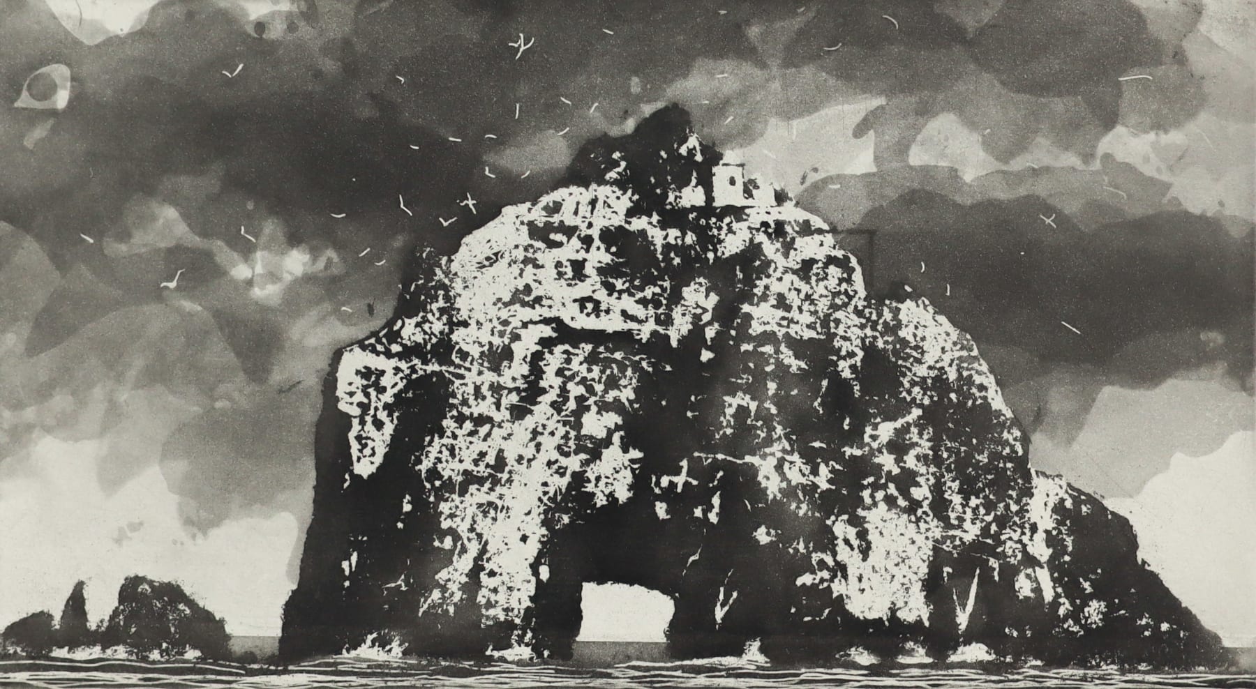 Norman Ackroyd, Bull Rock, 2015