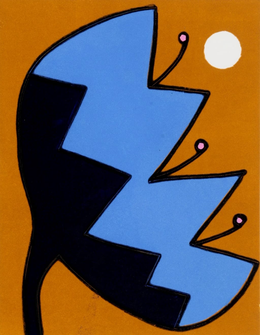 Nigel Swift, Untitled 31 (Flower and Moon), 2020