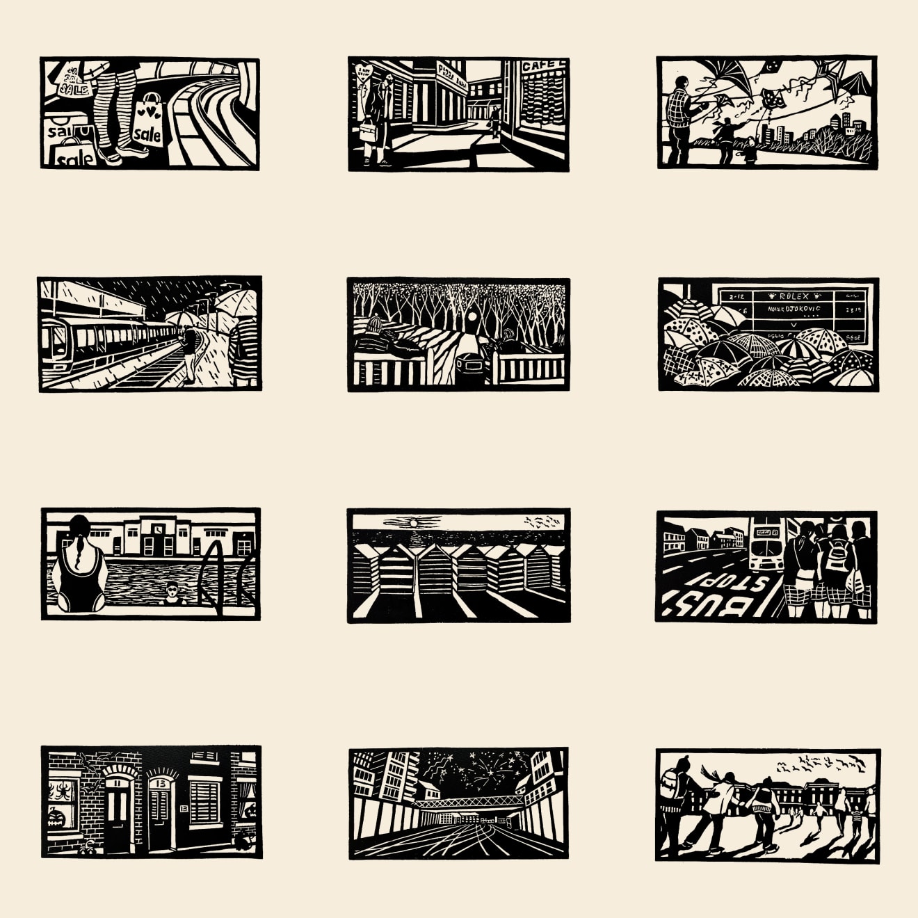 Gail Brodholt, A Year in Print, The Complete Set, 2025