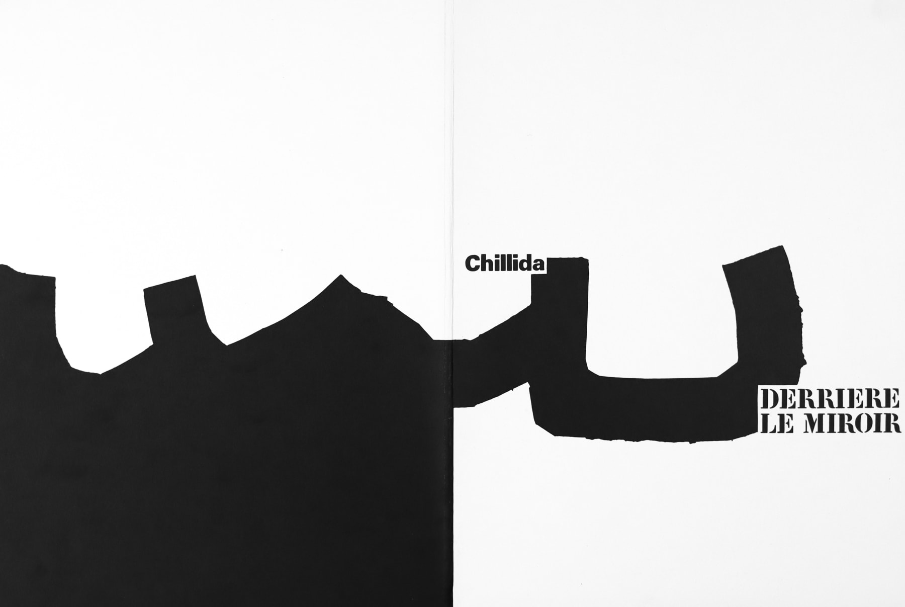 Dulwich College Secret Bid Auction 2025, Lot 32: Eduardo Chillida - Cover from ‘Derrière le Miroir - Chillida’, 1973