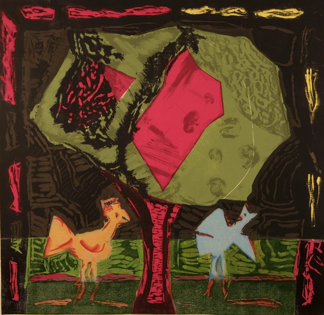 Michael Rothenstein, Red and Green III, 1993