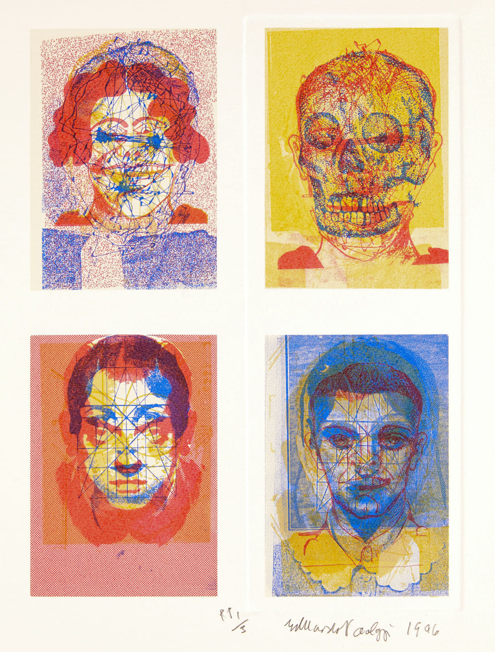 Eduardo Paolozzi, The Bunuel Suite (in colour) 3, 1996