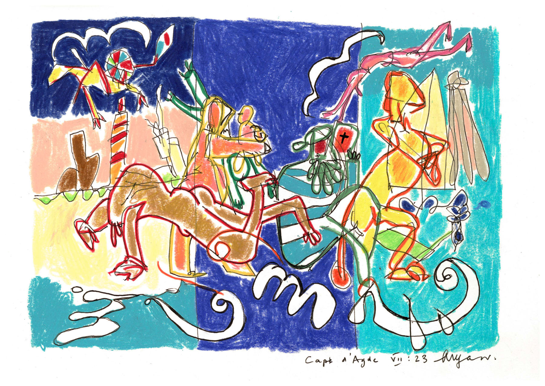 Andrew Marr, Cap d’Agde VII:23, 2023