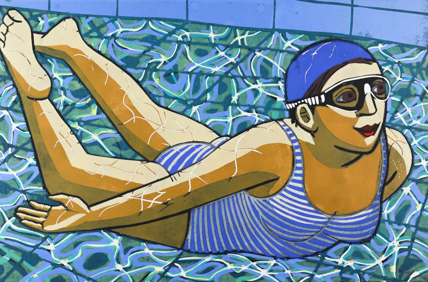 Anita Klein Studio Sale, The Summer Pool (TP) , 2021