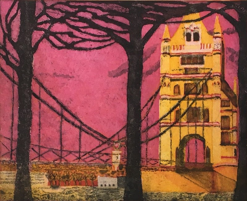 Karen Keogh, A Glimpse of Tower Bridge, 2015