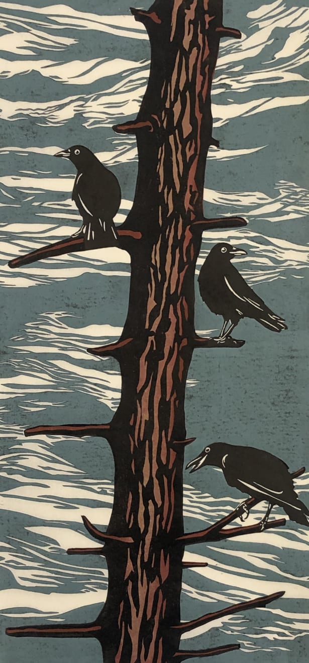 Paul Hogg, Crows in a Tree, 2010