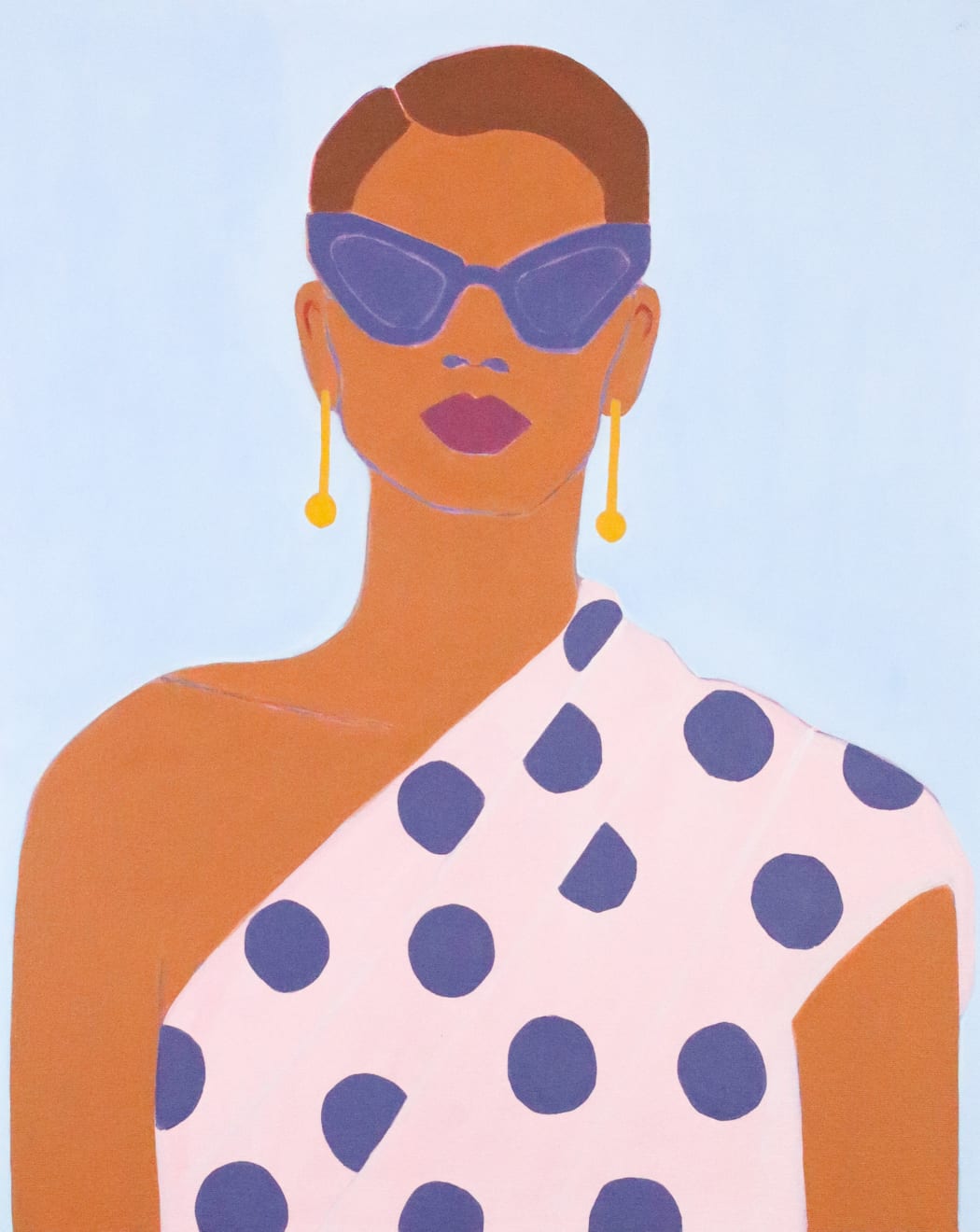 Susie Stone, Polka Dot Pleats, 2025